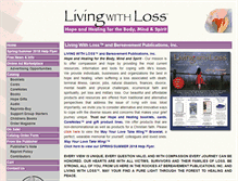 Tablet Screenshot of bereavementmag.com